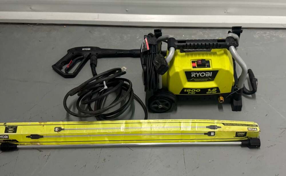 RYOBI 1900 PSI 1.2 GPM Electric Pressure Washer with EZClean Extension Wand